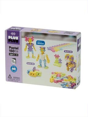 Plus-Plus 150 pc Pastel Building Set Made in Denmark New Sealed For Age 5+